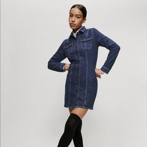 ✖️SOLD ✖️NWT Reformation Newman Denim Mini Dress
